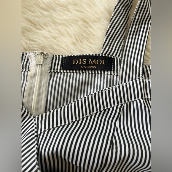 DIS MOI Blue & White Cotton Striped Shirt Size Small - Picture 9 of 10